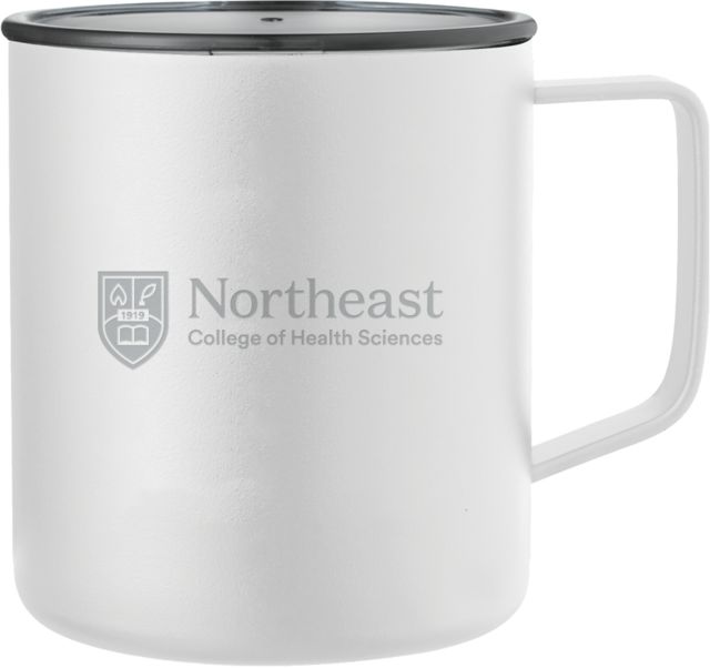 NE College of Health Rover Camp Vacuum Insulated Mug 14oz Northeast College Primary Logo Engraved - ONLINE ONLY