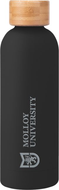 Molloy University Blair Stainless Bottle w/ Bamboo Lid 17 oz Molloy University Wordmark Engraved - ONLINE ONLY