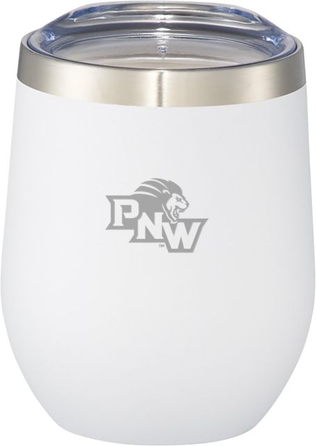Purdue Northwest Corzo Vacuum Insulated Cup 12oz PNW Stacked Diagonal Engraved - ONLINE ONLY