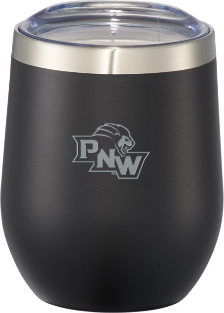 Purdue Northwest Corzo Vacuum Insulated Cup 12oz PNW Stacked Diagonal Engraved - ONLINE ONLY
