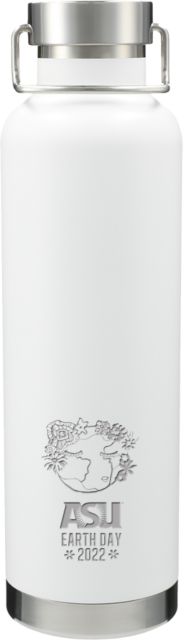 Arizona State Thor Copper Vacuum Insulated Bottle 32oz ASU 2022 Earth Day Design Stacked Engraved - ONLINE ONLY