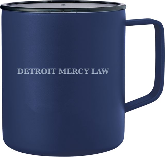 Detroit Mercy Rover Camp Vacuum Insulated Mug 14oz Detroit Mercy Law Engraved - ONLINE ONLY