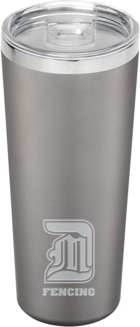 Detroit Mercy Thor Vacuum Insulated Tumbler 22oz Fencing - Detroit Mercy Engraved - ONLINE ONLY