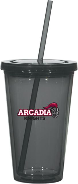 Arcadia Madison Double Wall Tumbler w/Straw 16oz Official Logo - ONLINE ONLY