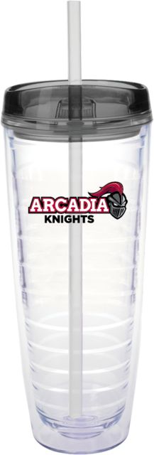 Arcadia Tritan Double Wall Tumbler w/Charcoal Top 26oz Official Logo - ONLINE ONLY