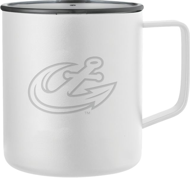 Maine Maritime Rover Camp Vacuum Insulated Mug 14oz Anchor Athletic Mark Engraved- ONLINE ONLY
