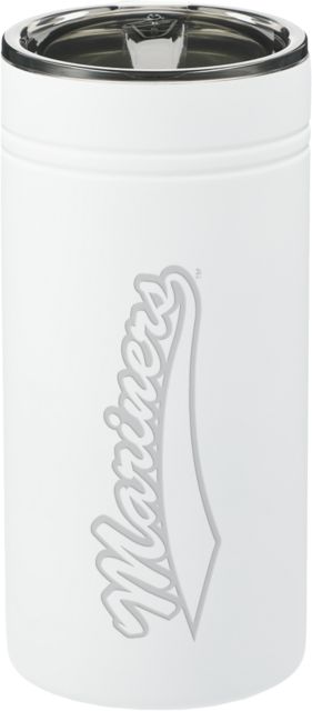 Maine Maritime Sherpa Vacuum Tumbler and Insulator 12oz Mariners Athletic Mark Engraved- ONLINE ONLY