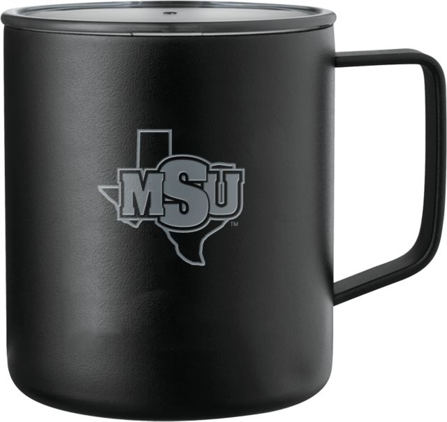Midwestern State Rover Camp Vacuum Insulated Mug 14oz MSU Logo Engraved - ONLINE ONLY