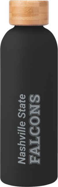 Nashville State Blair Stainless Bottle w/ Bamboo Lid 17 oz Nashville State CC Falcons Engraved - ONLINE ONLY