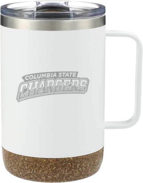 Columbia State CC Valhalla Vacuum Insulated Camp Mug 14oz Columbia state Chargers Wordmark Engraved - ONLINE ONLY