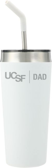 UCSF Faye Vacuum Tumbler w/ Stainless Straw 20 oz UCSF Dad Engraved