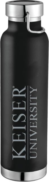 Keiser Thor Copper Vacuum Insulated Bottle 22oz Keiser University Stacked - ONLINE ONLY