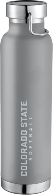 Colorado State Thor Copper Vacuum Insulated Bottle 22oz Colorado State Softbal Engraved