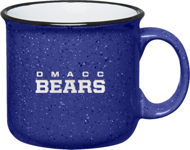 Des Moines Campfire Mug 15 oz DMACC Bears Wordmark Engraved - ONLINE ONLY
