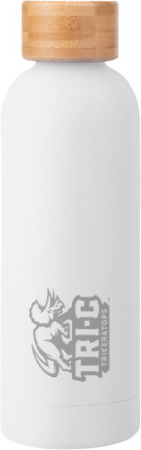 Cuyahoga CC Blair Stainless Bottle w/ Bamboo Lid 17 oz Tri-C Triceratops Primary Mascot Mark Engraved - ONLINE ONLY