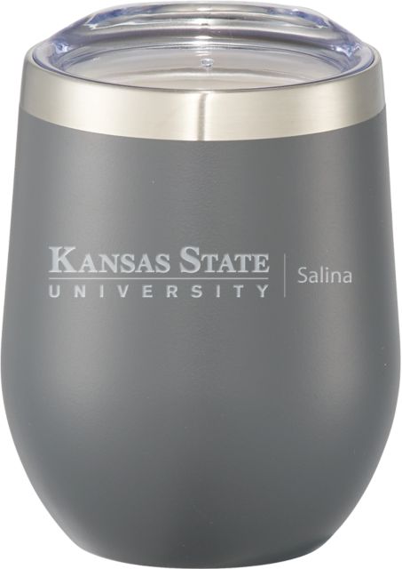 Kansas State Corzo Vacuum Insulated Cup 12oz K State Salina Engraved - ONLINE ONLY