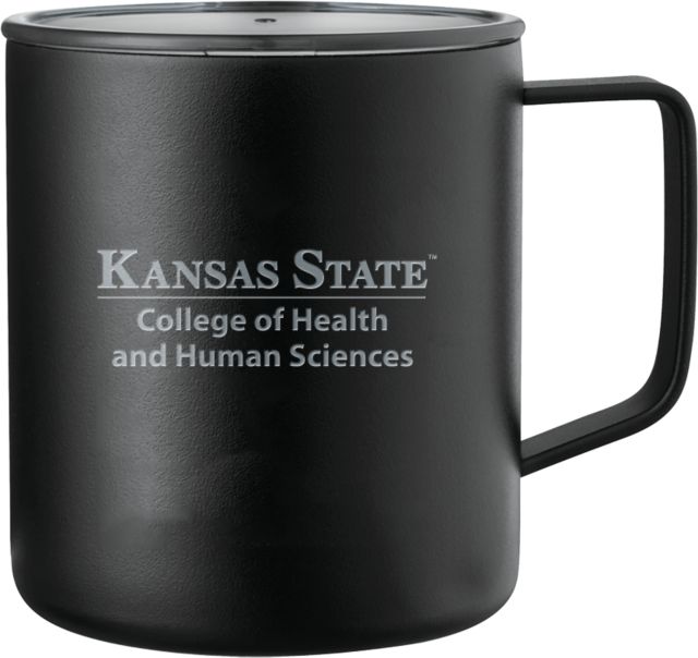 Kansas State Rover Camp Vacuum Insulated Mug 14oz College of Health and Human Services Engraved - ONLINE ONLY