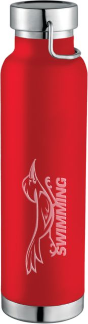 Crafton Hills Thor Copper Vacuum Insulated Red Bottle 22oz Roadrunners Mascot Swimming Engraved - ONLINE ONLY