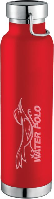 Crafton Hills Thor Copper Vacuum Insulated Red Bottle 22oz Roadrunners Mascot Water Polo Engraved - ONLINE ONLY