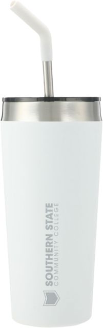 Southern State Faye Vacuum Tumbler w/ Stainless Straw 20 oz Sothern State Community College Primary Mark Engraved - ONLINE ONLY