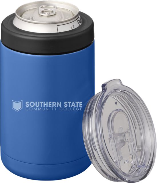 Southern State 2 in 1 Can Cooler Tumbler 12oz Sothern State Community College Primary Mark Engraved - ONLINE ONLY