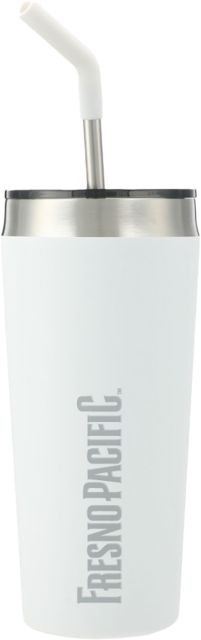 Fresno Pacific Faye Vacuum Tumbler w/ Stainless Straw 20 oz Fresno Pacific Engraved - ONLINE ONLY