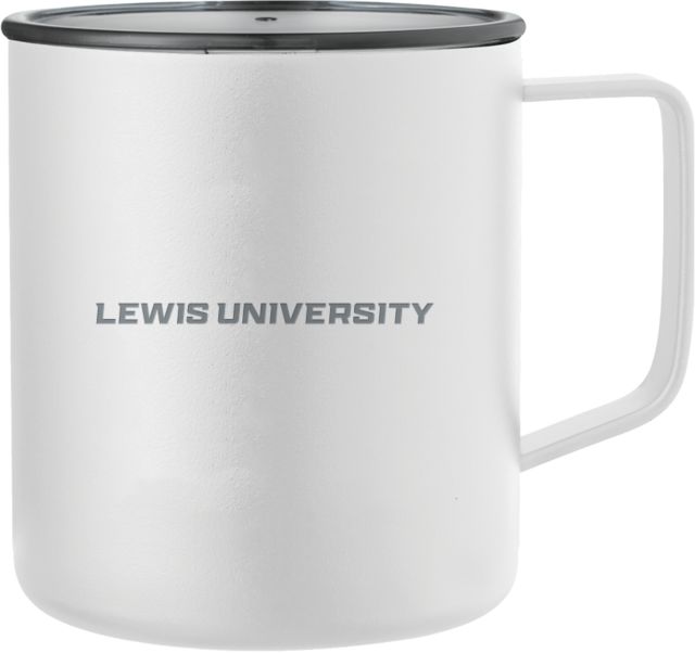 Lewis Rover Camp Vacuum Insulated Mug 14oz Lewis Flyers Wordmark - Horizontal Engraved