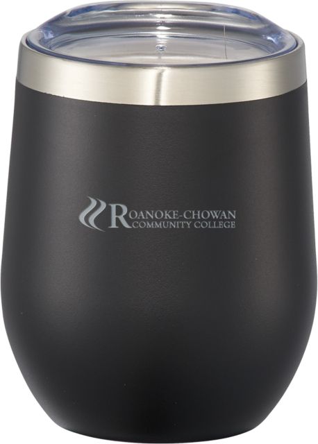 Roanoke Chowan Corzo Vacuum Insulated Cup 12oz Primary Wordmark Engraved - ONLINE ONLY