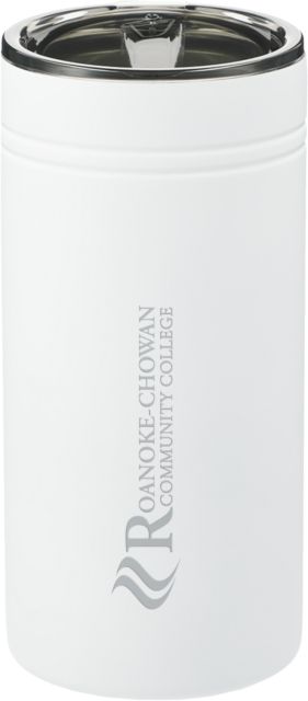 Roanoke Chowan Sherpa Vacuum Tumbler and Insulator 12oz Primary Wordmark Engraved - ONLINE ONLY