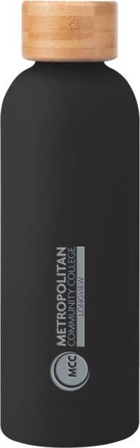 Metropolitan Longview Blair Stainless Bottle w/ Bamboo Lid 17 oz Metropolitan Community College Longview Engraved - ONLINE ONLY