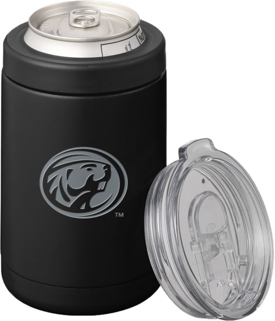 Bemidji State 2 in 1 Can Cooler Tumbler 12oz BSU Beaver Mark Engraved - ONLINE ONLY