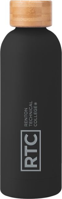 Renton Blair Stainless Bottle w/ Bamboo Lid 17 oz Renton Technical College Engraved - ONLINE ONLY