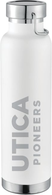 Utica Thor Copper Vacuum Insulated Bottle 22oz Utica Pioneers - Athletic Wordmark Engraved - ONLINE ONLY