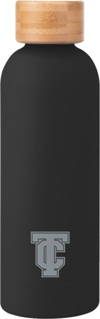 Triton Blair Stainless Bottle w/ Bamboo Lid 17 oz Triton College TC Wordmark Engraved - ONLINE ONLY
