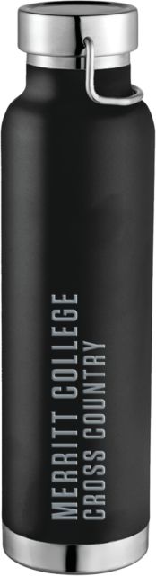 Merritt College Thor Copper Vacuum Insulated Bottle 22oz Merritt College Cross Country Engraved