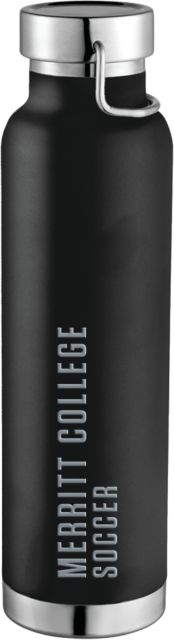 Merritt College Thor Copper Vacuum Insulated Bottle 22oz Merritt College Soccer Engraved
