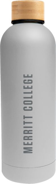 Merritt College Blair Stainless Bottle w/ Bamboo Lid 17 oz Merritt College Flat Engraved