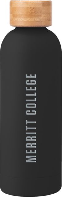 Merritt College Blair Stainless Bottle w/ Bamboo Lid 17 oz Merritt College Flat Engraved