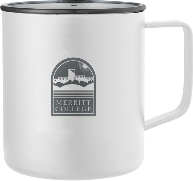 Merritt College Rover Camp Vacuum Insulated Mug 14oz Merritt College Primary Mark Engraved