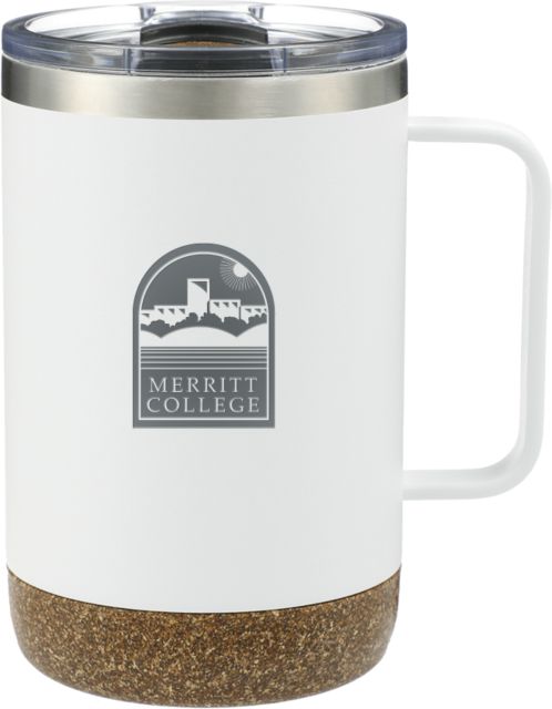 Merritt College Valhalla Vacuum Insulated Camp Mug 14oz Merritt College Primary Mark Engraved