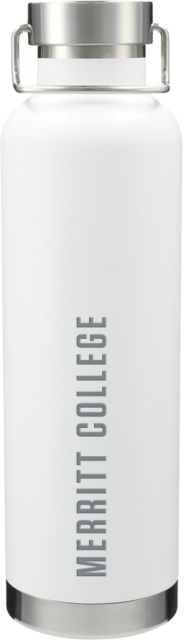 Merritt College Thor Copper Vacuum Insulated Bottle 32oz Merritt College Flat Engraved