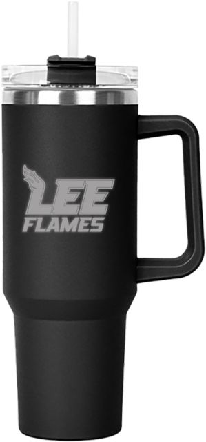 Lee University Hippo Mug & Straw Lid with Twist Closure 40 oz Lee Flames  Engraved - ONLINE ONLY
