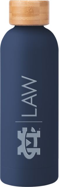 Mississippi College Blair Stainless Bottle w/ Bamboo Lid 17 oz MC Law - Horizontal Engraved - ONLINE ONLY