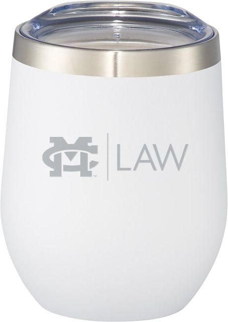 Mississippi College Corzo Vacuum Insulated Cup 12oz MC Law - Horizontal Engraved - ONLINE ONLY