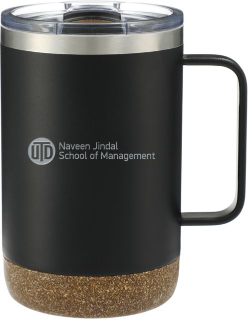 UT Dallas Valhalla Vacuum Insulated Camp Mug 14oz UTD - Naveen Jindal School of Management Engraved - ONLINE ONLY