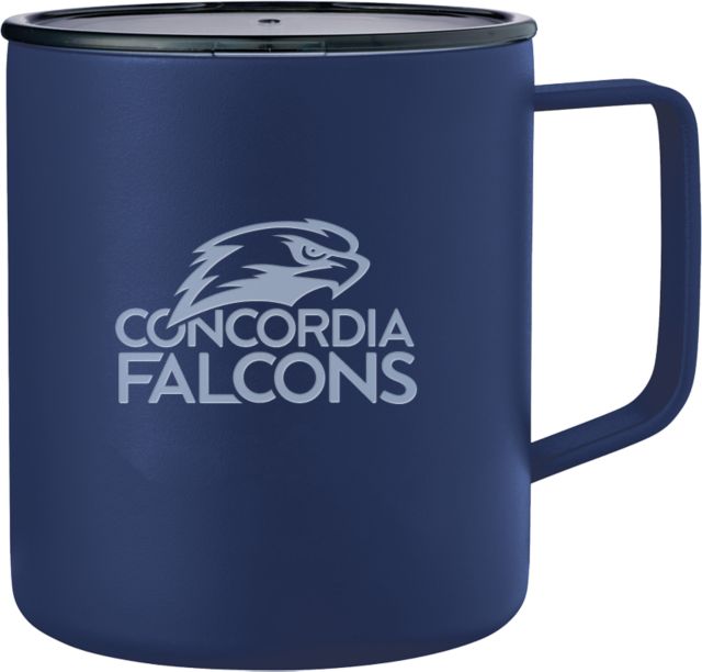 Concordia WI Rover Camp Vacuum Insulated Mug 14oz Standard Falcon Wordmark Engraved - ONLINE ONLY