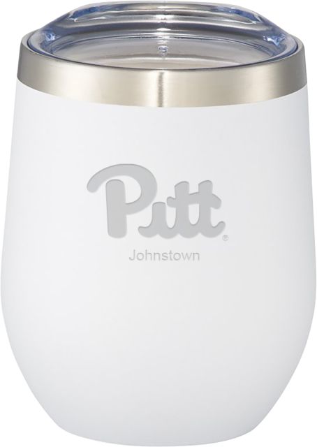 Pittsburgh Corzo Vacuum Insulated Cup 12oz Script Pitt Engraved - ONLINE ONLY