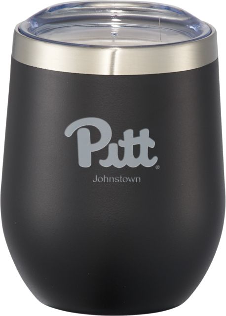 Pittsburgh Corzo Vacuum Insulated Cup 12oz Script Pitt Engraved - ONLINE ONLY