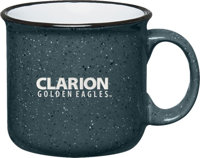 PennWest Clarion Campfire Mug 15 oz Clarion Golden Eagles Wordmark Engraved - ONLINE ONLY