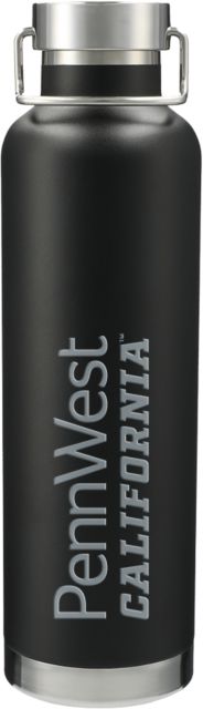 Cal U PA Thor Copper Vacuum Insulated Bottle 32oz PennWest California Wordmark Stacked Engraved - ONLINE ONLY